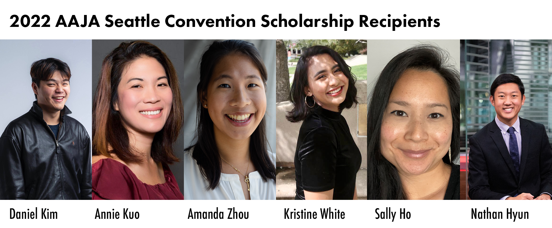 2022 NJC Scholarship and AAJA Founders Scholarship Winners AAJA Seattle